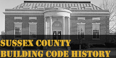 Picture of old Sussex County building