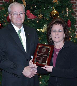 David Baker with Sarah Swafford