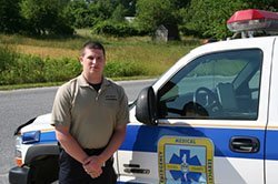 New paramedic Chris Boyer