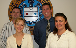 Left to right: Mike Magathan, Denise Helfer, Rob Luksic & Amy Robb