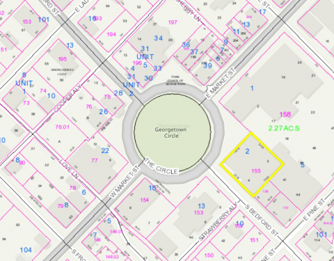 GIS Map of the Georgetown, DE Circle