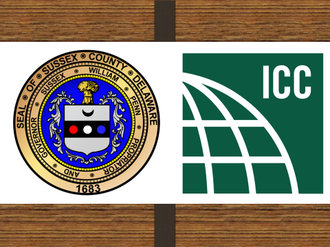 Sussex County and International Code Council logos
